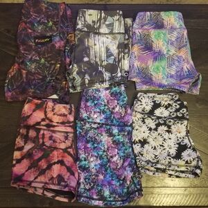 Colorful Patterned Shorts Set